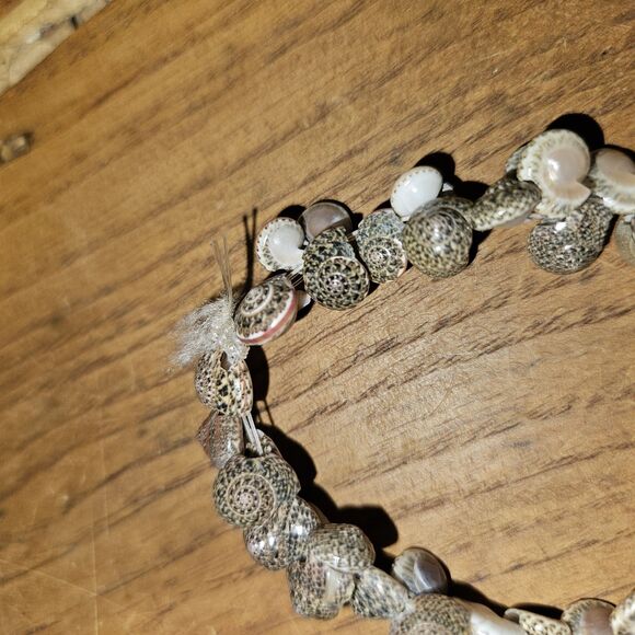 Vintage Sea Shell Rope Necklace – 36–38” Coastal Boho Description: Bring beachy - Picture 3 of 4